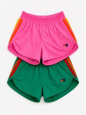 AVIATOR NATION Boys 5 Stripe Flex Jogger Board Shorts Lot of Two 2T